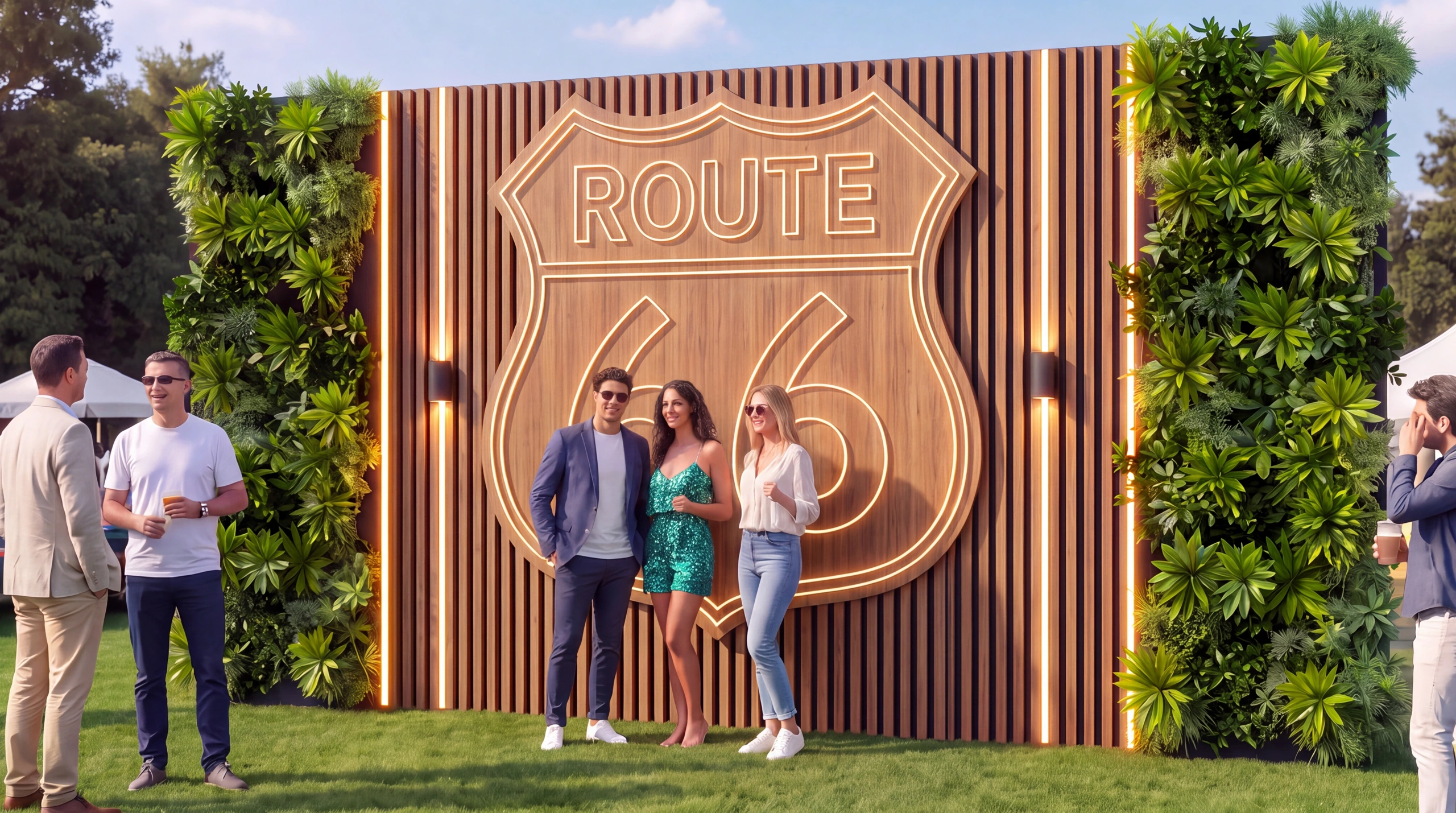 Route 66 / Guest activation concept / proposal visualization