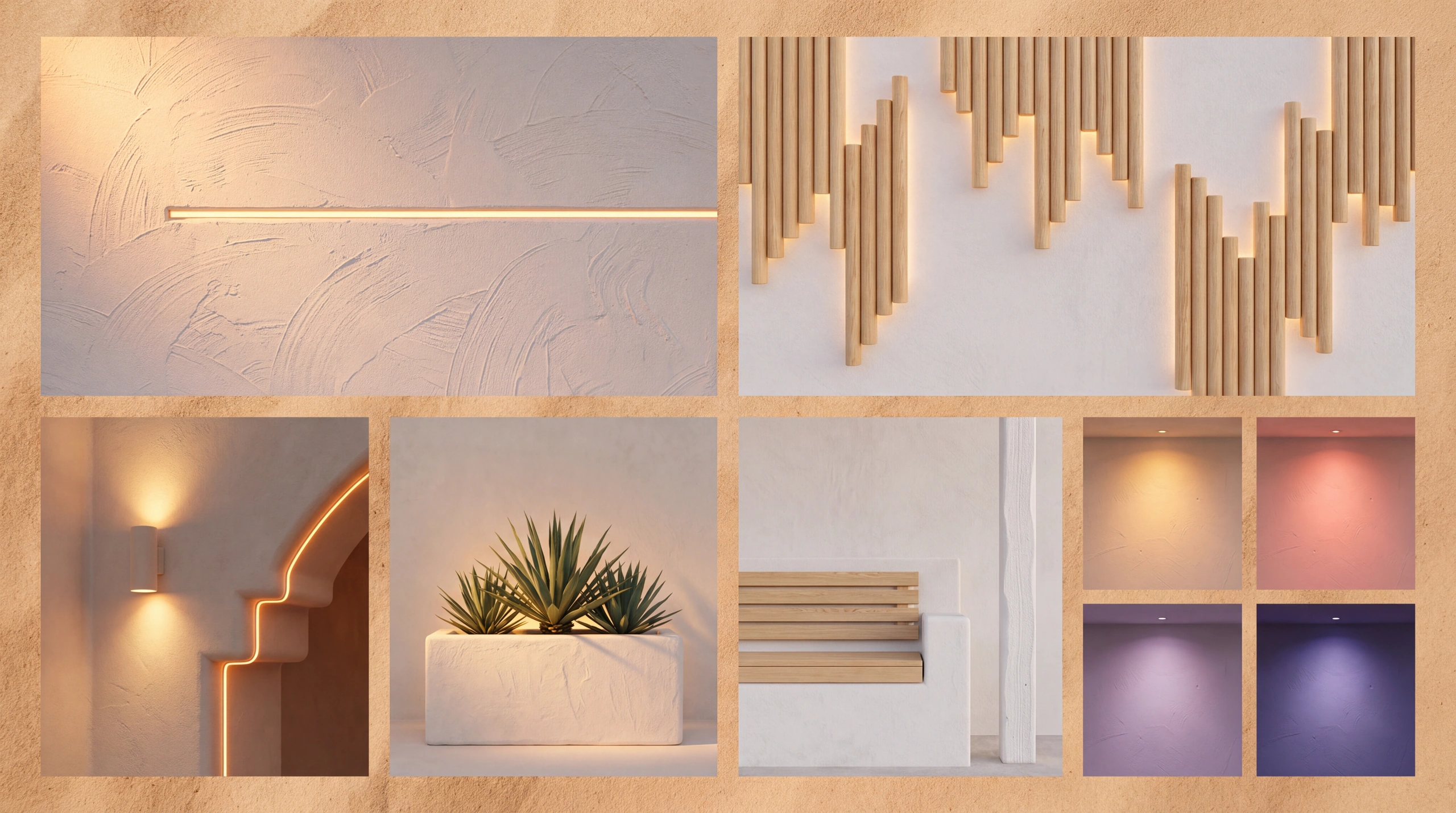 Light / Material mood / concept visualization
