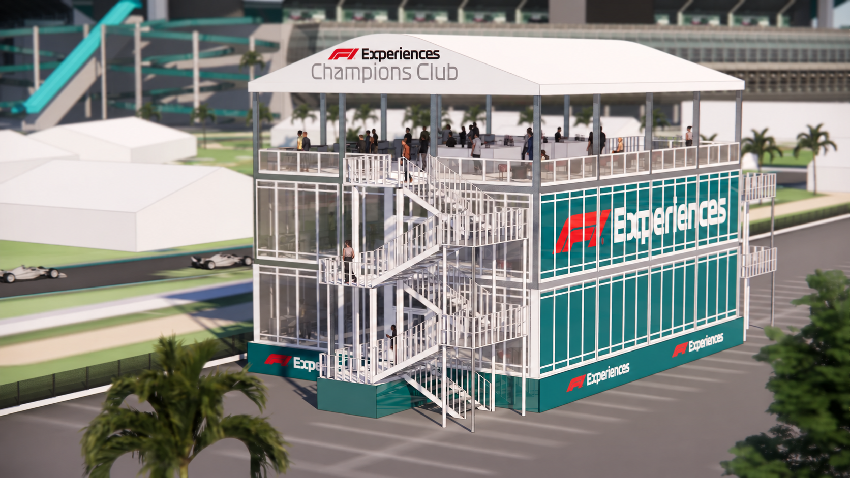Miami hospitality pavilion · original design visualization